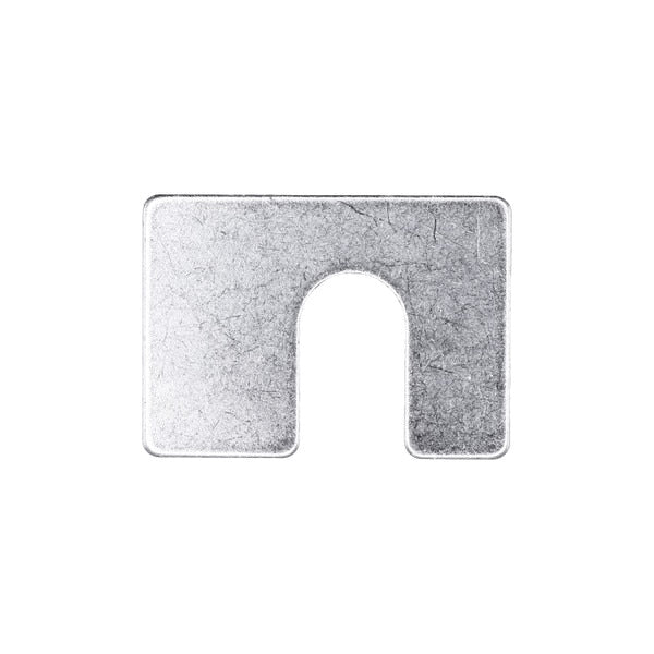 Auveco 2452 slotted shim — supplier image; see description for dimensions and pack quantity