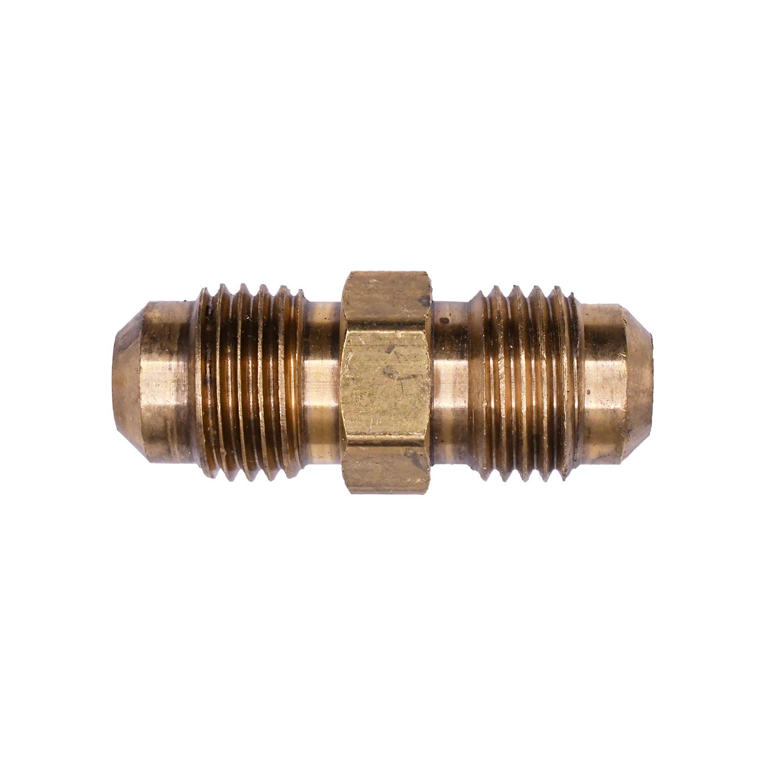 Brass Sae 45 Degree Flare Union 5/16" Tube Size