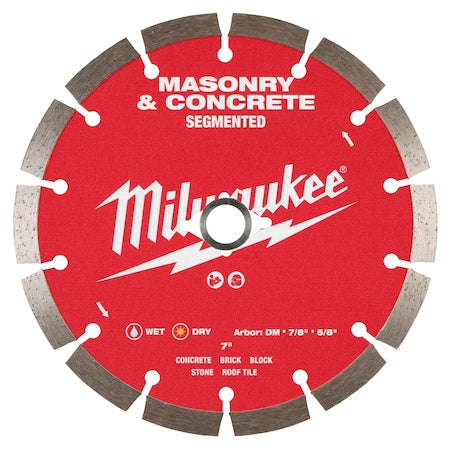 7" Segmented Masonry & Concrete Diamond Blade