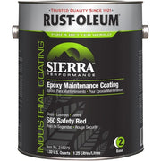 Epoxy Paint Base, Safety Red, Gloss, 1 gal, 230 to 340 sq ft/gal, S60 Series