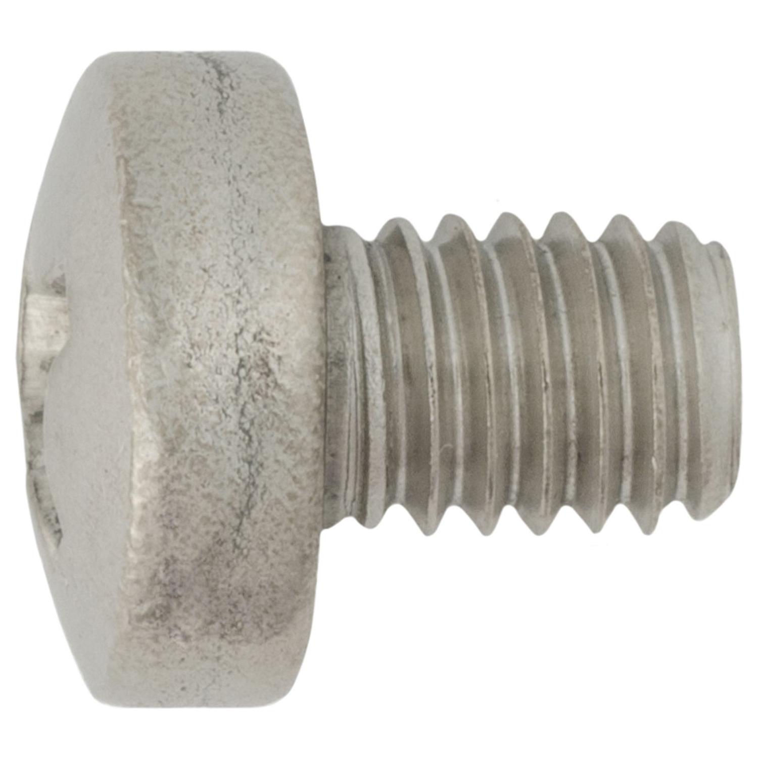 M6-1.0 x 8mm Philips Pan Head License Plate Screw