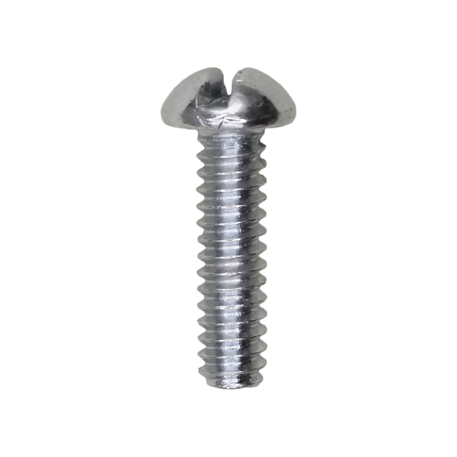 6-32 x 1/2" Slotted Round Head Machine Screw Zinc
