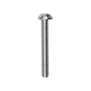 6-32 x 1" Slotted Round Head Machine Screw Zinc