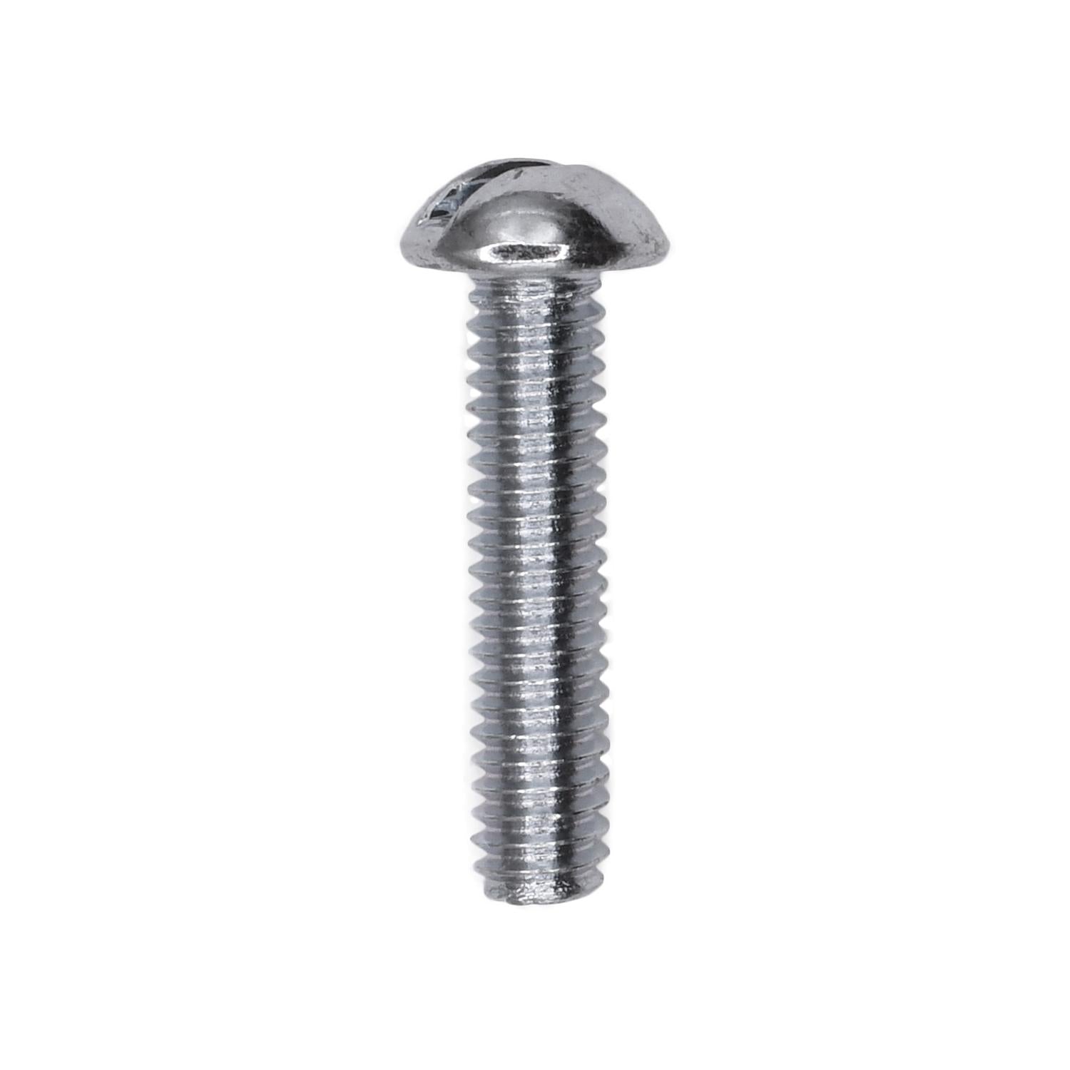 8-32 x 3/4" Slotted Round Head Machine Screw Zinc