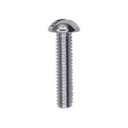 8-32 x 3/4" Slotted Round Head Machine Screw Zinc