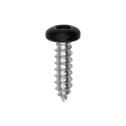 6 x 1/2" Black Painted Square Drive Pan Head Tapping Screw