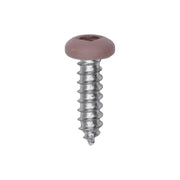 6 x 1/2" Tan Painted Square Drive Pan Head Tapping Screw