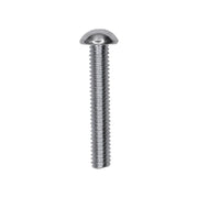 8-32 x 1" Slotted Round Head Machine Screw Zinc