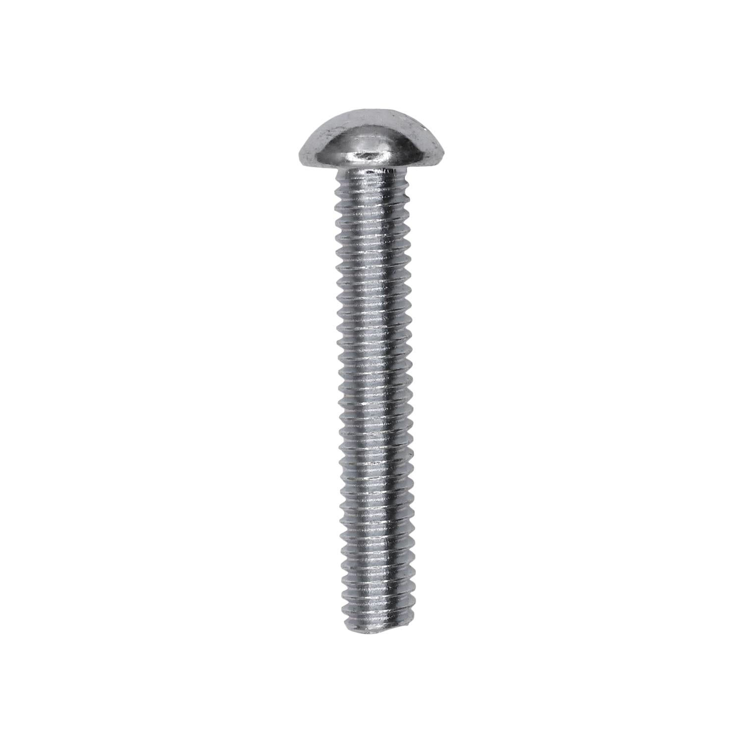 8-32 x 1" Slotted Round Head Machine Screw Zinc