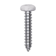 6 x 3/4" White Painted Square Drive Pan Head Tapping Screw