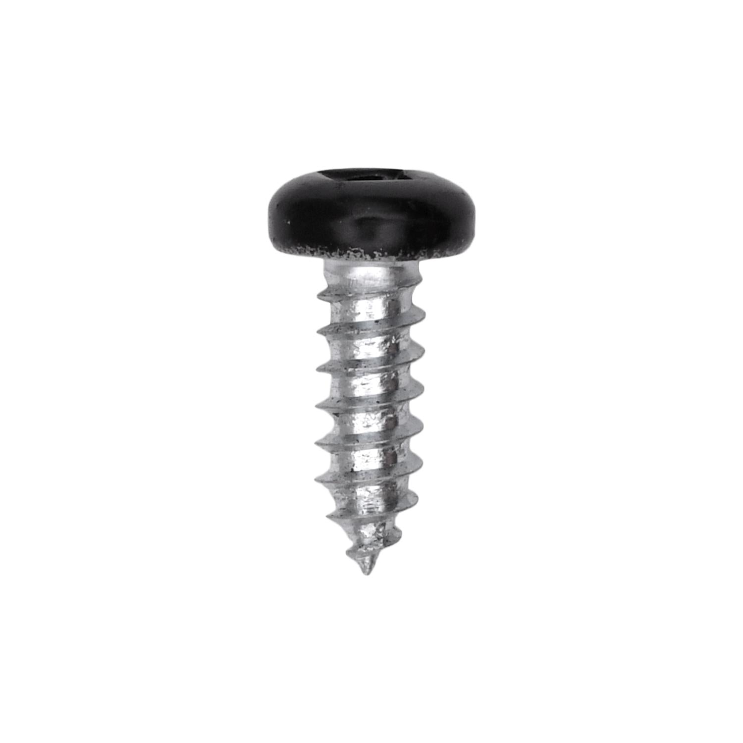 8 x 1/2" Black Painted Square Drive Pan Head Tapping Screw