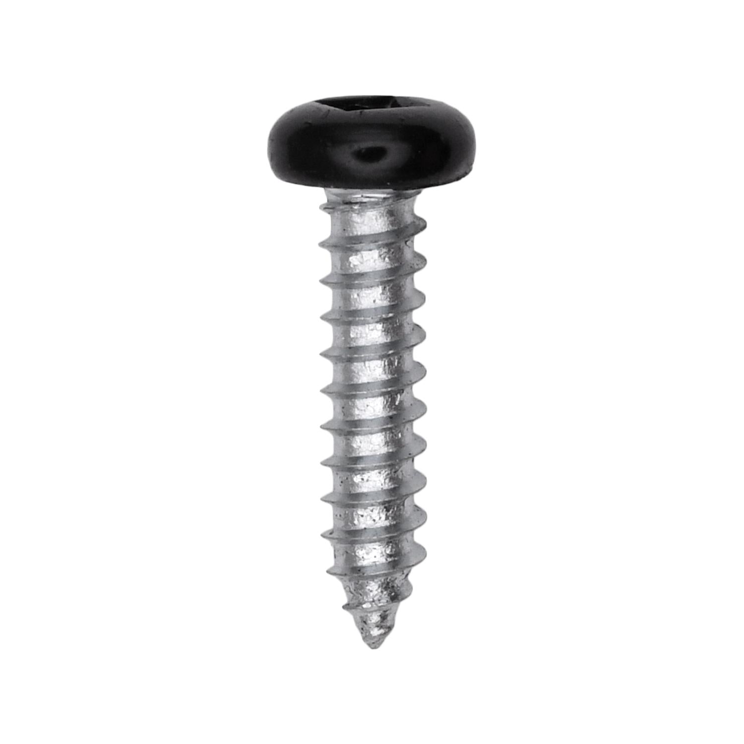 8 x 3/4" Black Painted Square Drive Pan Head Tapping Screw