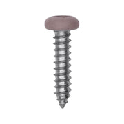 8 x 3/4" Tan Painted Square Drive Pan Head Tapping Screw