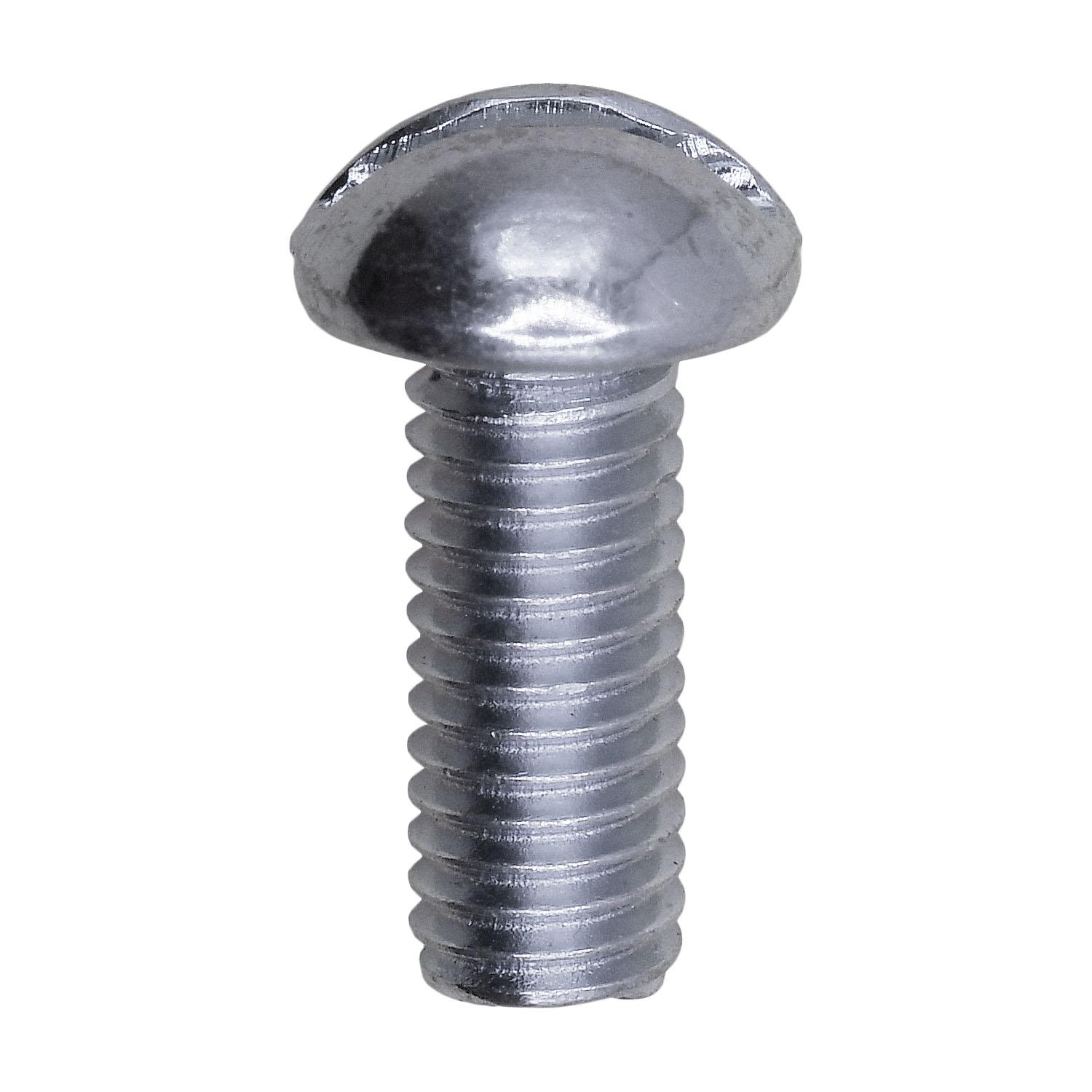 10-32 x 1/2" Slotted Round Head Machine Screw Zinc