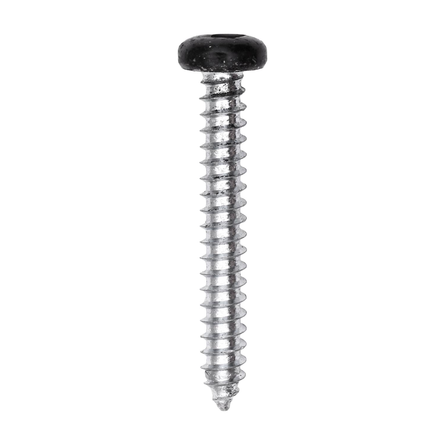 8 x 1-1/4" Black Painted Square Drive Pan Head Tapping Screw