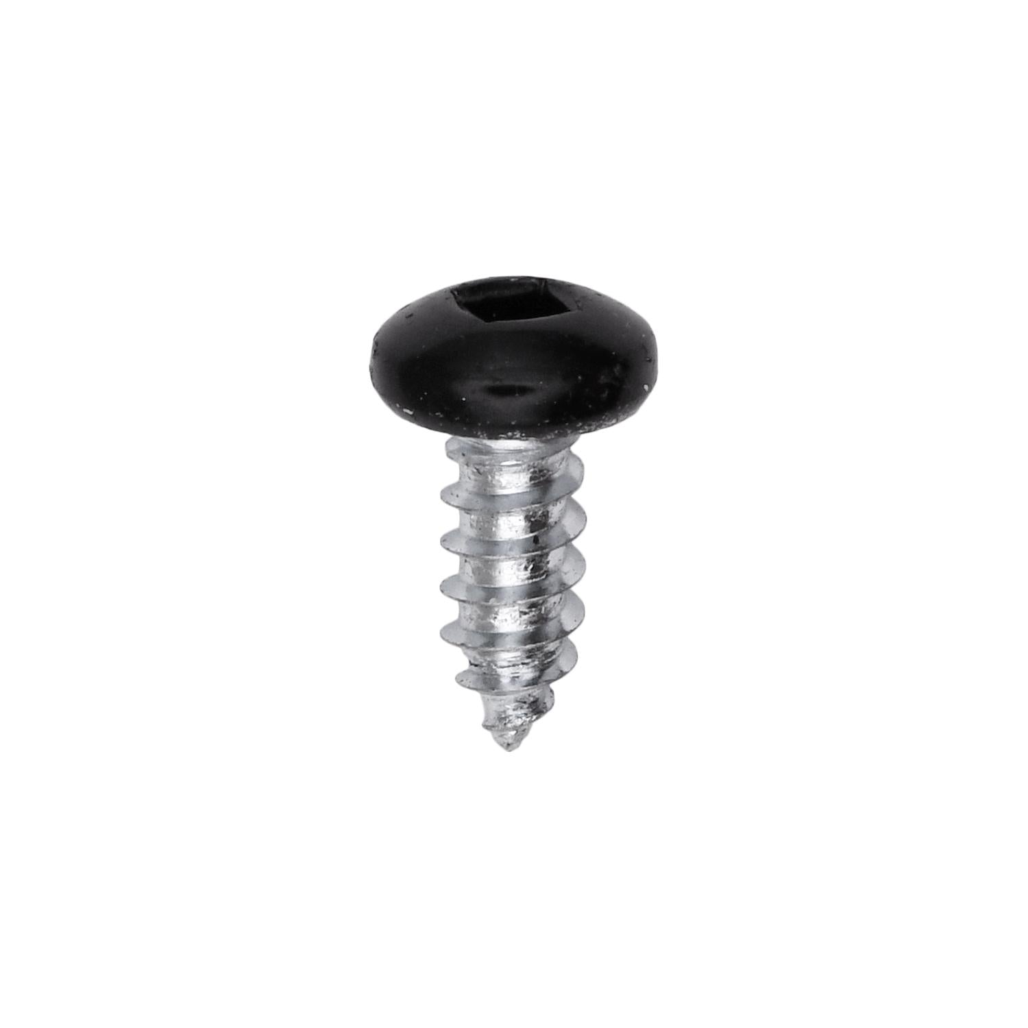 10 x 1/2" Black Painted Square Drive Pan Head Tapping Screw