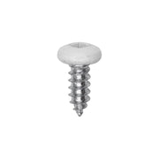 10 x 1/2" White Painted Square Drive Pan Head Tapping Screw