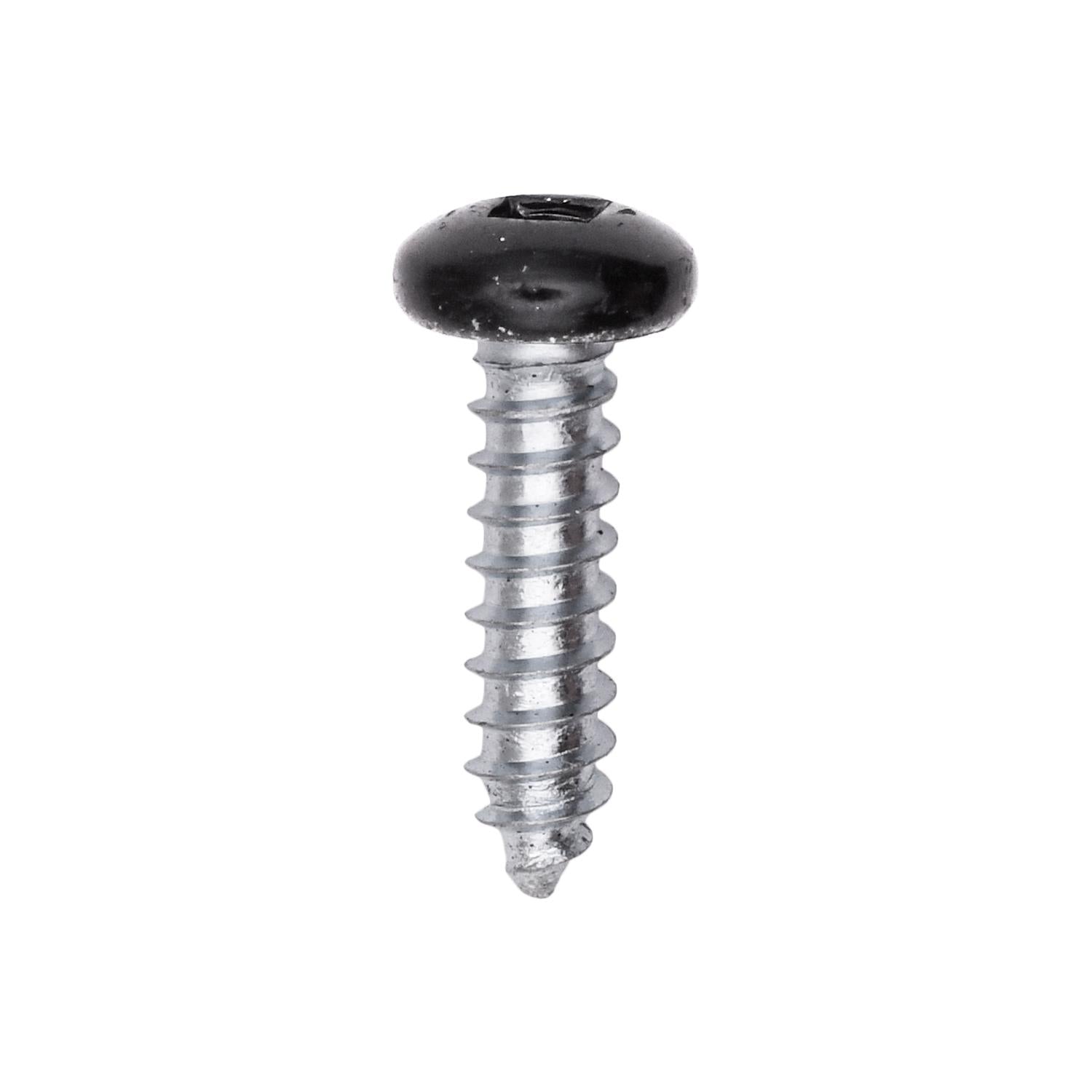 10 x 3/4" Black Painted Square Drive Pan Head Tapping Screw
