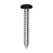 10 x 1-1/4" Black Painted Square Drive Pan Head Tapping Screw