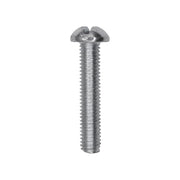 10-32 x 1" Slotted Round Head Machine Screw Zinc