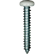 10 x 1-1/4" White Painted Square Drive Pan Head Tapping Screw