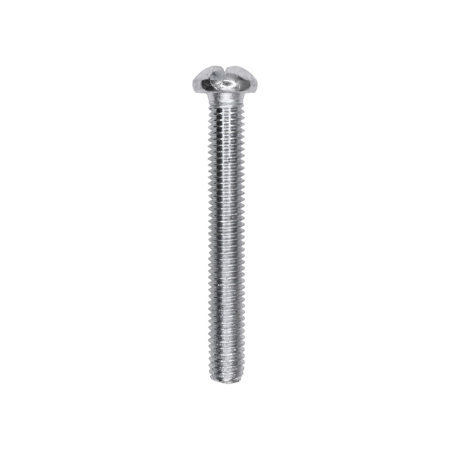 10-32 x 1-1/2" Slotted Round Head Machine Screw Zinc
