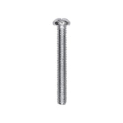 10-32 x 1-1/2" Slotted Round Head Machine Screw Zinc