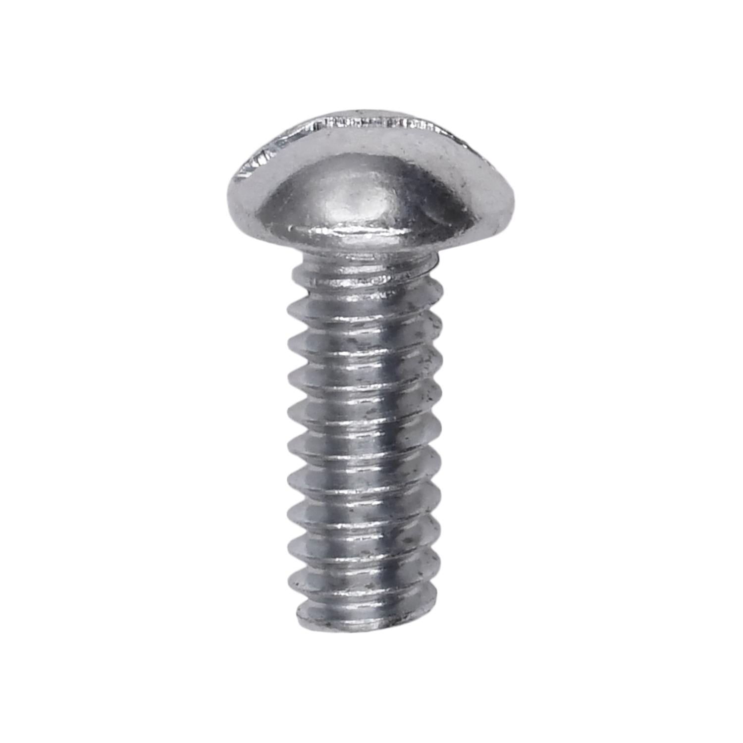 10-24 x 1/2" Slotted Round Head Machine Screw Zinc
