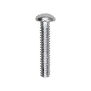10-24 x 1" Slotted Round Head Machine Screw Zinc