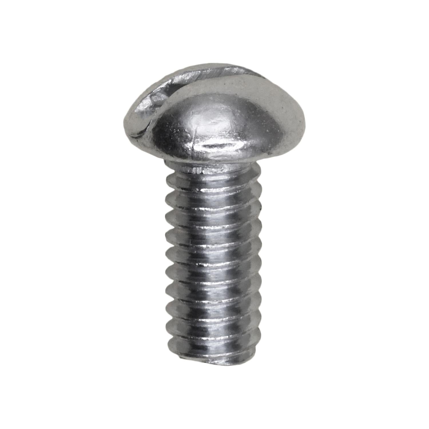 12-24 x 1/2" Slotted Round Head Machine Screw Zinc