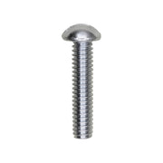12-24 x 1" Slotted Round Head Machine Screw Zinc