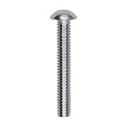 12-24 x 1-1/2" Slotted Round Head Machine Screw Zinc