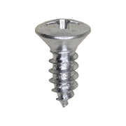 10 x 1/2" Phillips Oval Head Tapping Screw Zinc