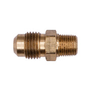Brass Sae 45 Degree Flare To Male Pipe Adapter 5/16" Tube Size 1/8" Threads