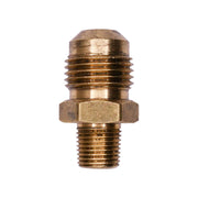 Brass Sae 45 Degree Flare To Male Pipe Adapter 3/8" Tube Size 1/8" Threads