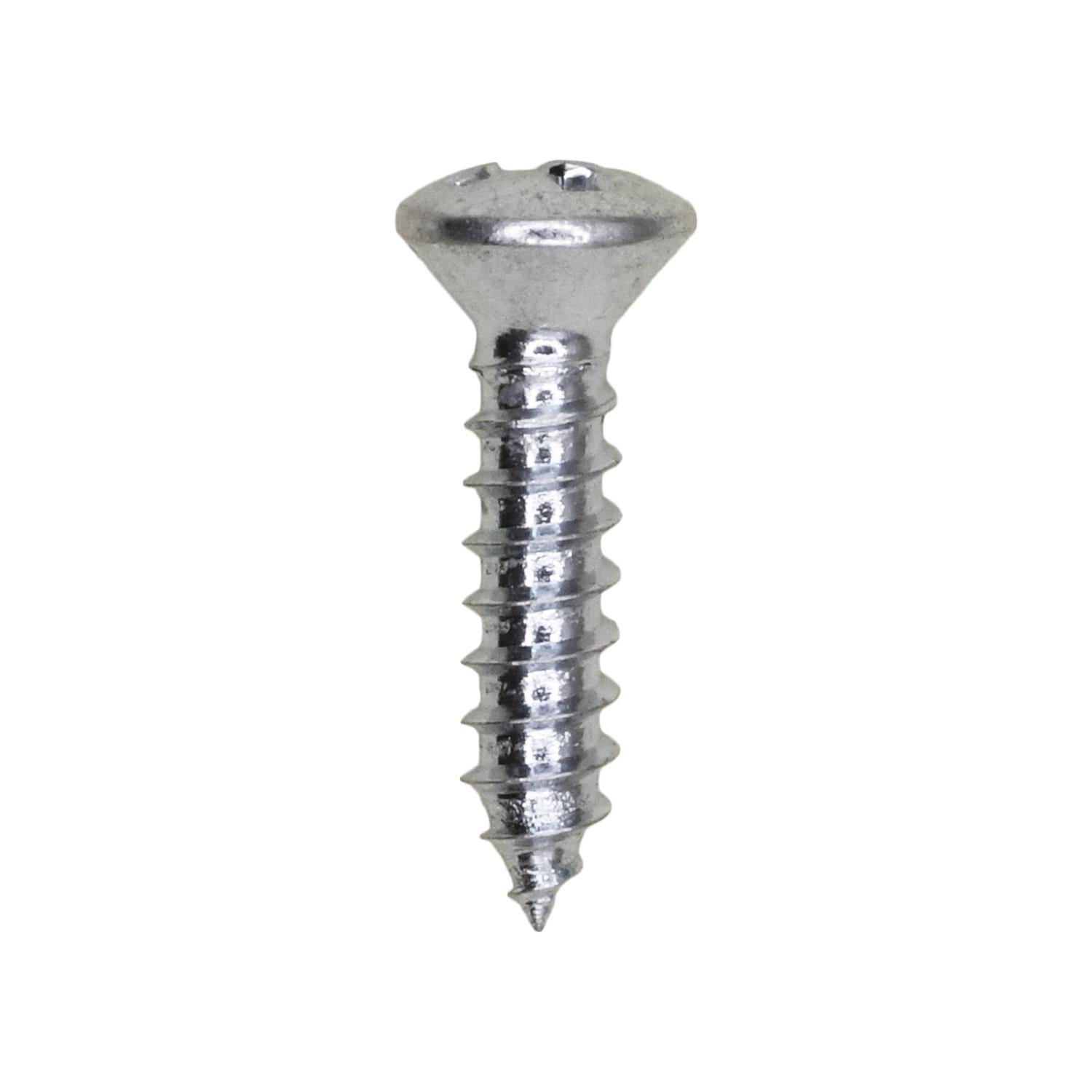 6 x 5/8" Phillips Oval Head Tapping Screw Zinc