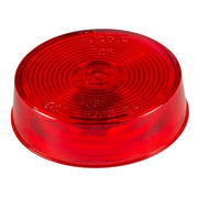 Clearance Marker Lamp:, Clearance Light, Incandescent, Round, Red, Bracket/Grommet, Permanent