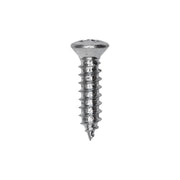 10 x 3/4" #8 Head Phillips Oval Head Tapping Screw Zinc