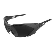 Type-E, Safety Glasses, Anti-Fog & Anti-Scratch, Smoke Lens, Gray Frame, Full-Frame