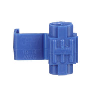 Insulation-Displacement Wire Connector, Blue, Polypropylene Insulation, 600 V, 500 PK
