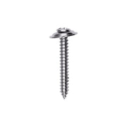 8 x 1-1/4" Phillips Oval Head Sems Tapping Screw Countersunk Chrome