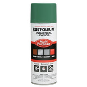 Spray Paint, Machine Green, Gloss, Solvent, 12 oz