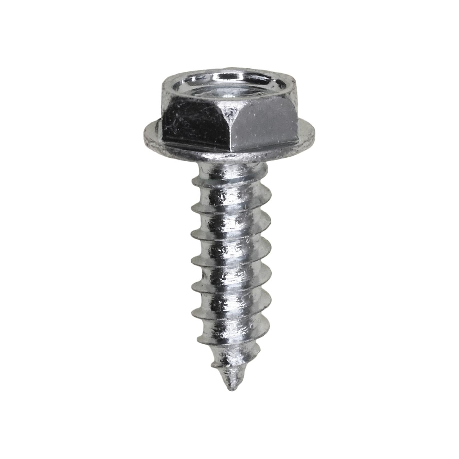 10 x 5/8" Indented Hex Washer Head Tapping Screw Zinc