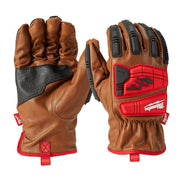 Impact Cut Level 3,Goatskin Leather Glov, Goatskin, Shirred Slip-On Cuff, Keystone Thumb, M