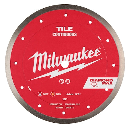 10" DIAMOND MAX Continuous, Tile Diamond Blade