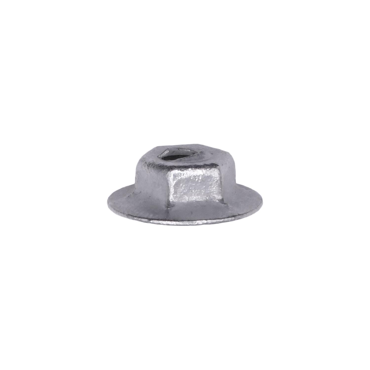 Thread Cutting Nut 1/8" Stud Size 5/16" Hex