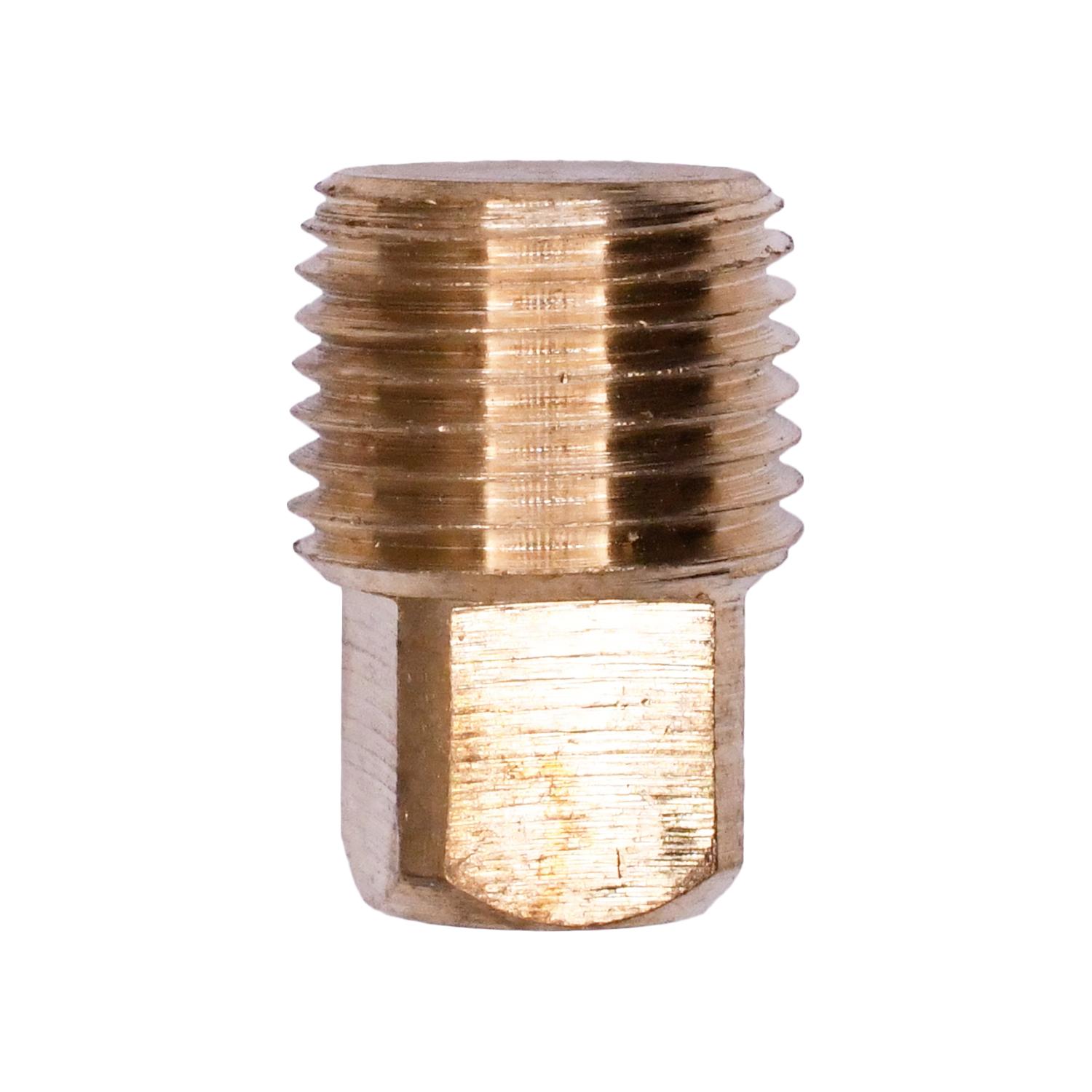 Brass Square Head Plug 1/8" Pipe Threads