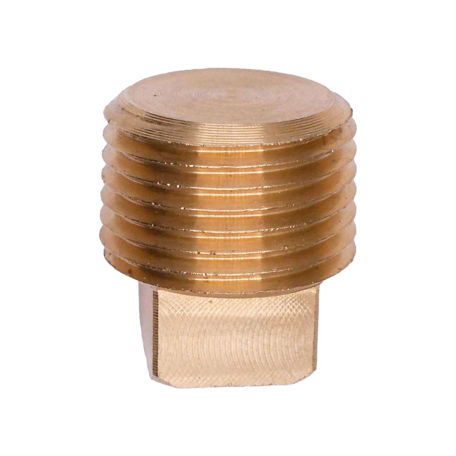 Brass Square Head Plug 3/8" Pipe Threads