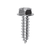 12 x 3/4" Indented Hex Washer Head Tapping Screw Zinc