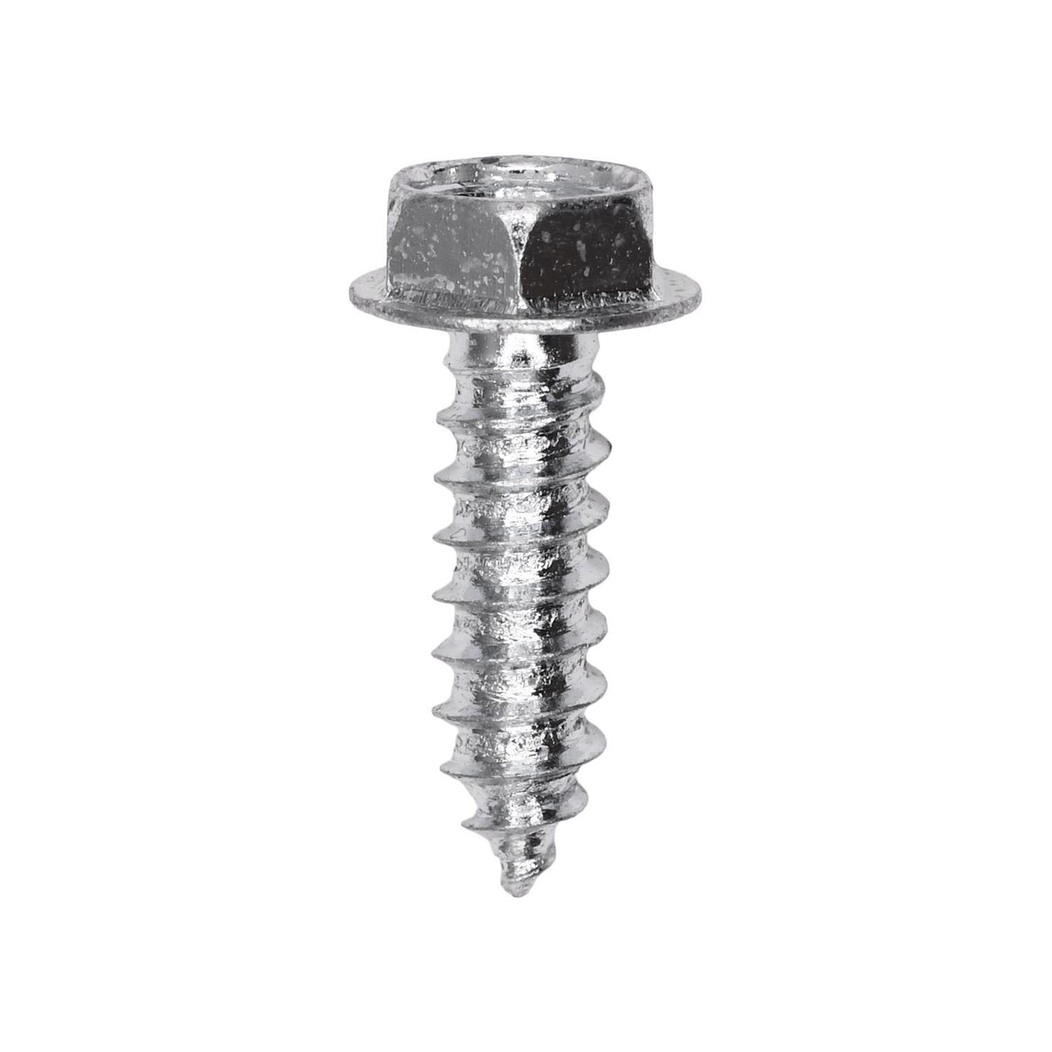 12 x 3/4" Indented Hex Washer Head Tapping Screw Zinc